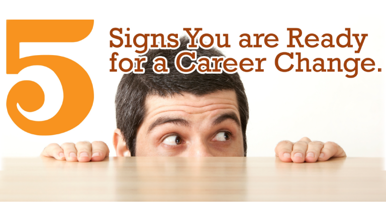 signs for career change