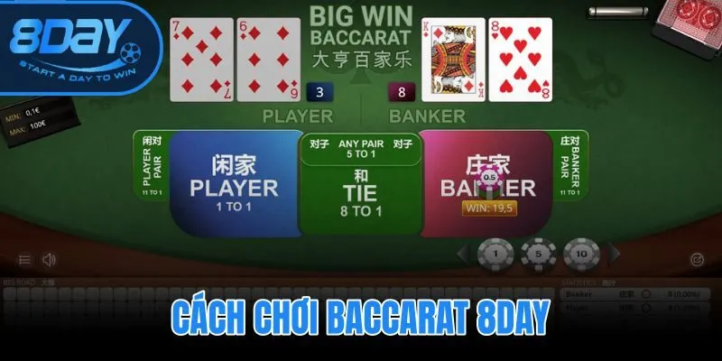 Cách Chơi Baccarat 8DAY