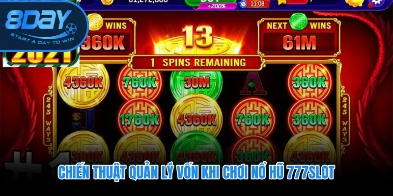 Mẹo chơi nổ hũ 777Slot với bankroll chia nhỏ theo từng phiên