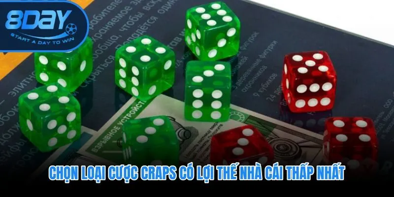 Mẹo chơi Craps 8DAY dựa trên phân biệt cửa đặt