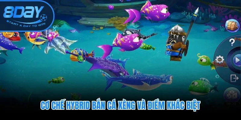 Game bắn cá xèng hybrid kỹ năng ngắm bắn giao thoa vòng quay thưởng