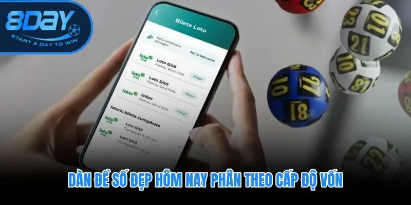 Dàn đề số đẹp hôm nay phân tầng ba lớp theo chiến lược đặt cược