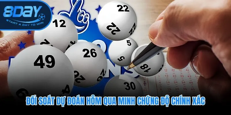 Tỷ lệ đối soát 6/10 phiên từ soi cầu xổ số hôm nay qua hệ thống 8DAY