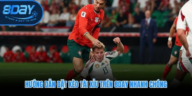 Quy trình chốt kèo tài xỉu trận đấu hôm nay trên 8DAY dưới 2 phút