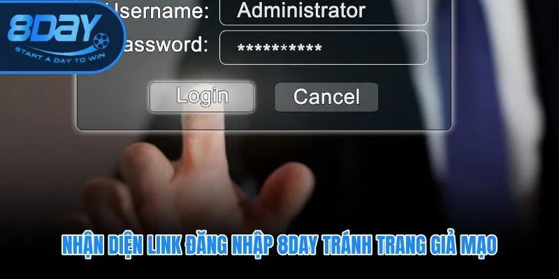 Phân biệt link đăng nhập 8DAY thật qua tên miền và giao thức bảo mật