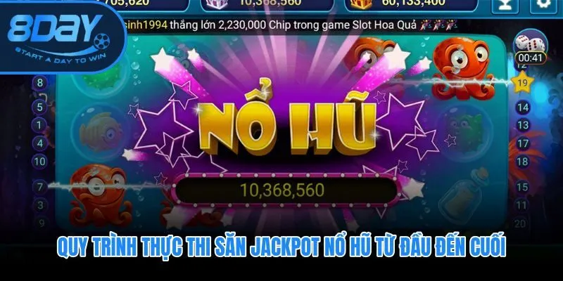 Kịch bản 7 bước săn jackpot nổ hũ hiệu quả trên nền tảng 8DAY