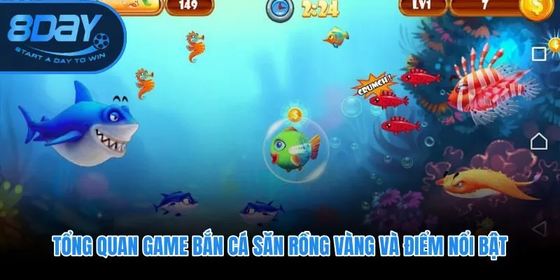 Game bắn cá săn rồng vàng với đồ họa 3D và nhịp săn boss căng thẳng