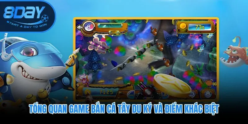 Bắn cá Tây Du Ký với chủ đề thần thoại tách biệt hoàn toàn dòng game đại dương